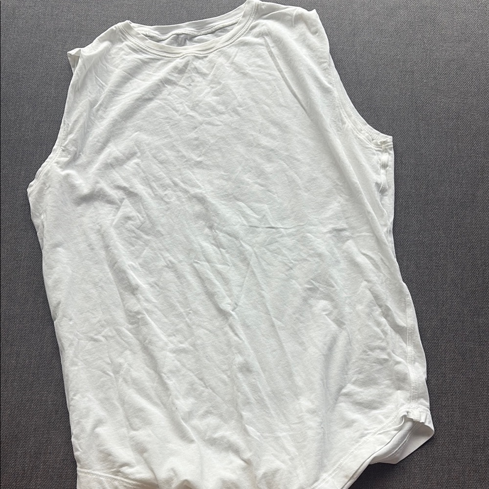 lululemon athletica White Crewneck Women's Tank